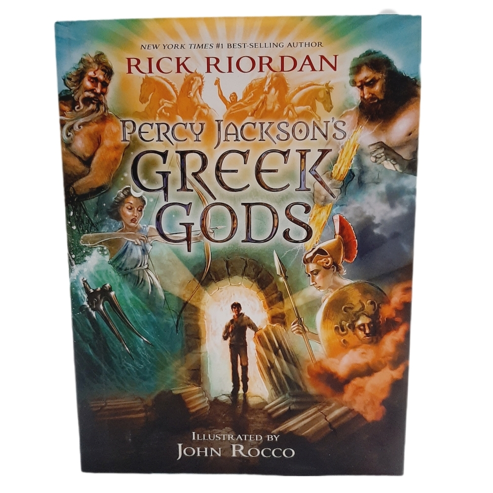 🍒 Percy Jackson's Greek Gods Book - Collection of Stories HC DJ Kids Hardcover